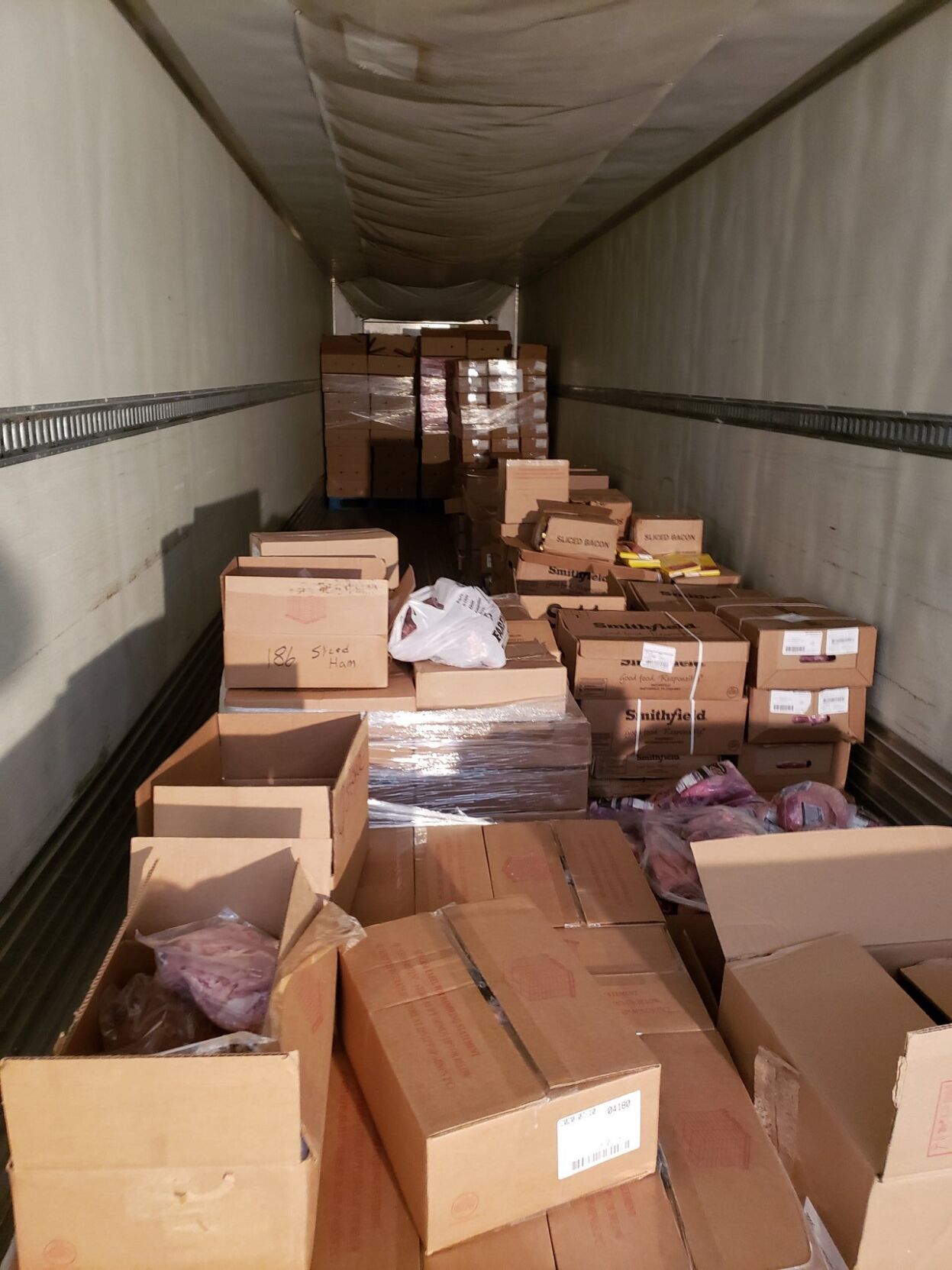 Hull Co-op pork giveaway truckload